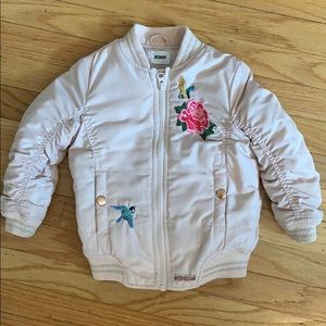 Hudson Girls puffer coat. Blush pink. 3T.